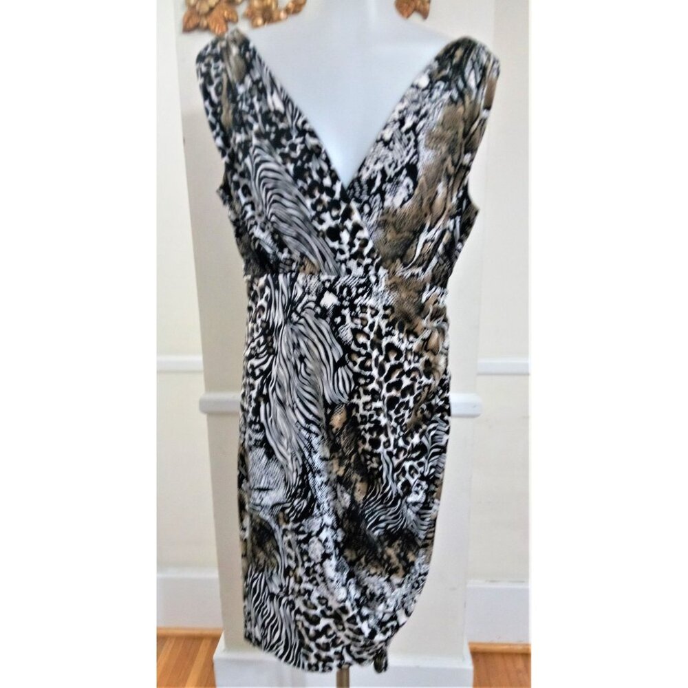 Alfani women ‎ dress animal print size 10